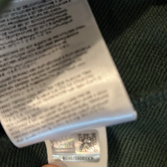 Moncler Sweatshirt Size XL Gently Worn - Picture 5 of 5